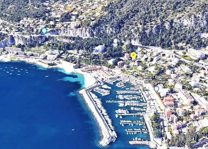 Mi Rancho Vue - Jardin - Et Resto A 5 Min Villa Villefranche-sur-Mer