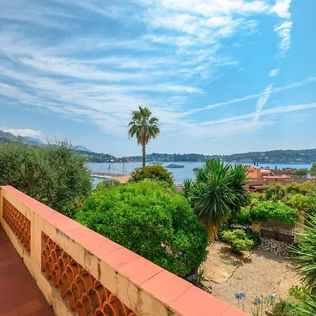 Mi Rancho Vue - Jardin - Et Resto A 5 Min Willa Villefranche-sur-Mer